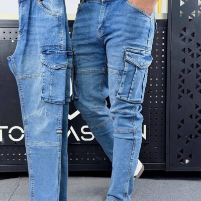 DENIM CARGO PANT