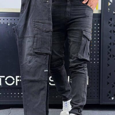 DENIM CARGO PANT