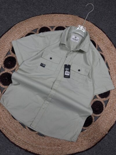 MEN'S HALF SHIRT (LITE OLIVE)