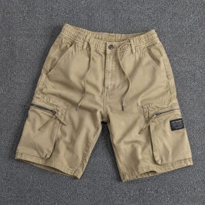 Men's half cargo (creem)