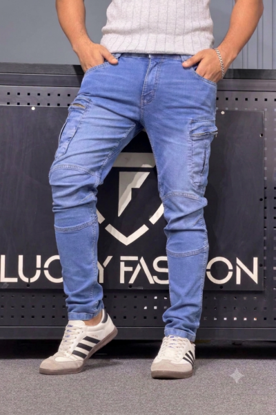 MENS DENIM PANT(CH-BLU)