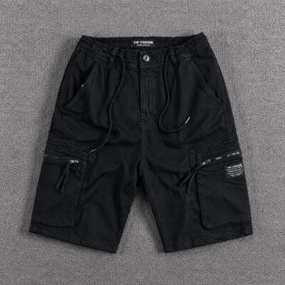 Men's cargo shorts (black)